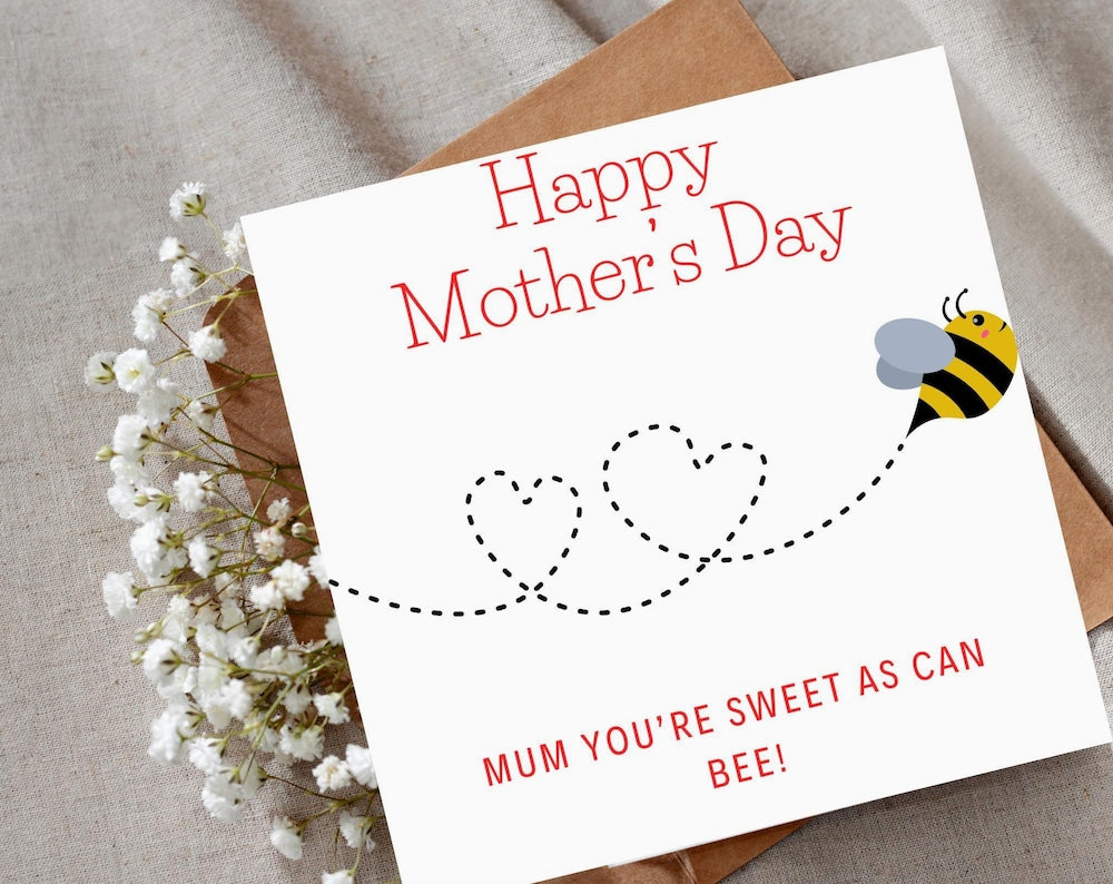 Bee Card for Mother's Day