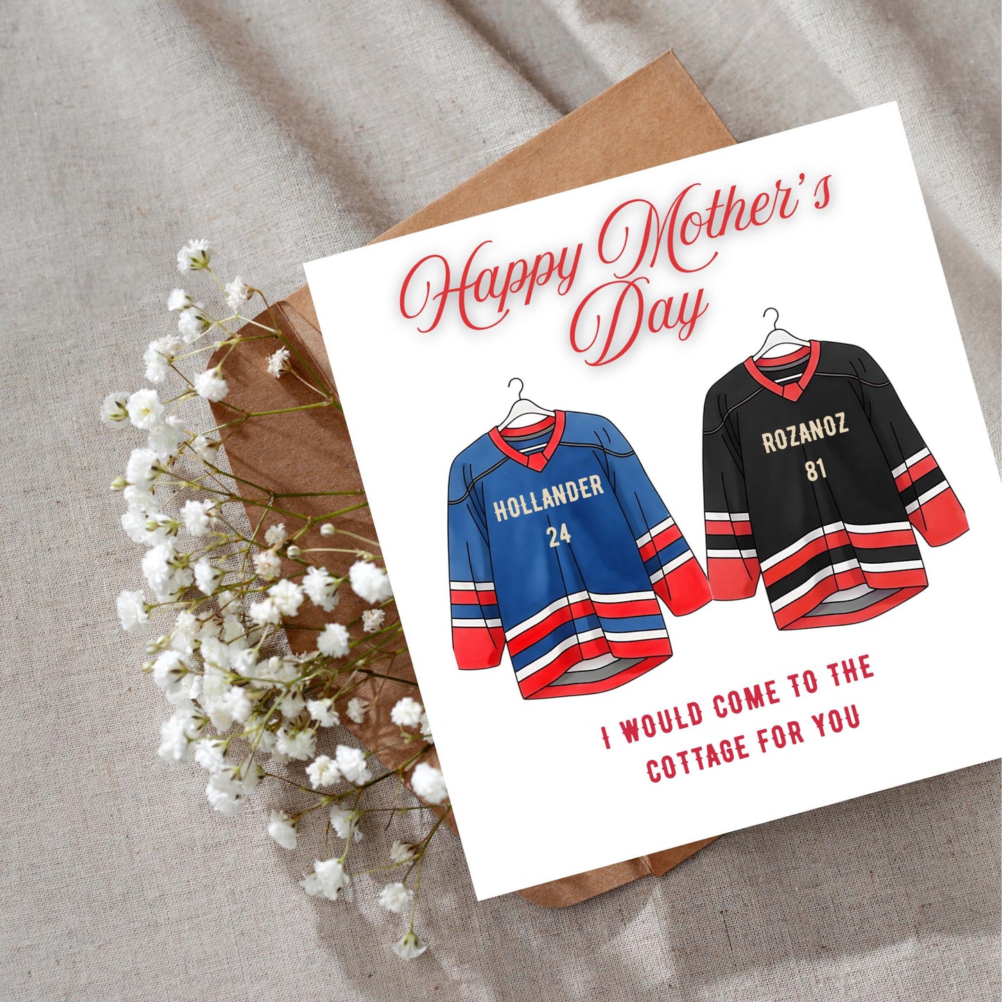 Mother's Day Card for Hockey Fans