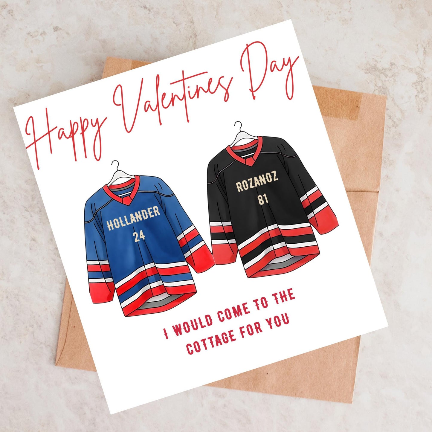 Valentines Card  Heated Rivalry