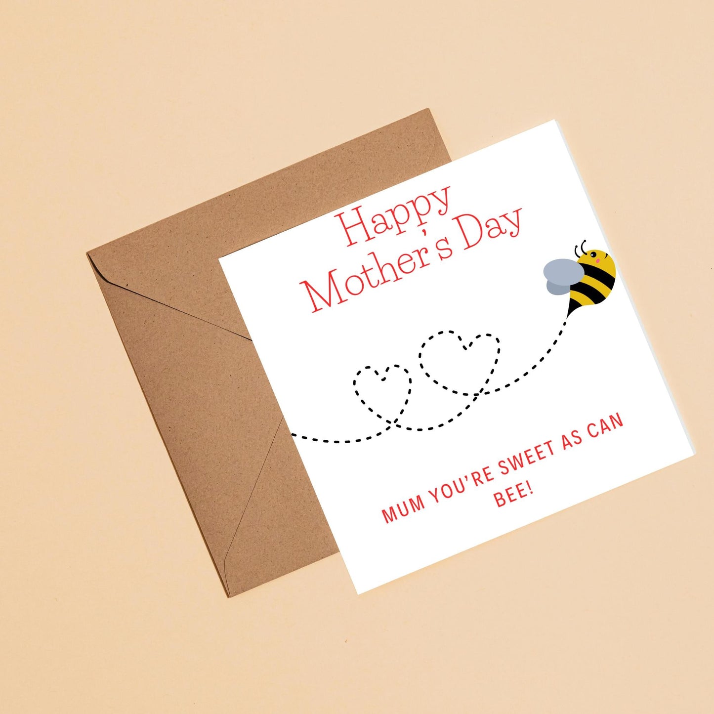 Bee Card for Mother's Day