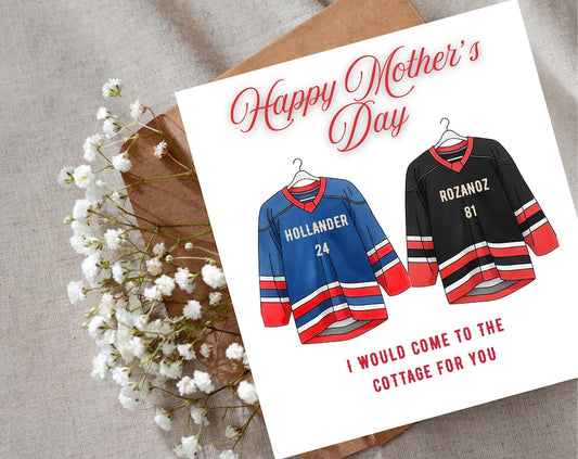 Mother's Day Card for Hockey Fans